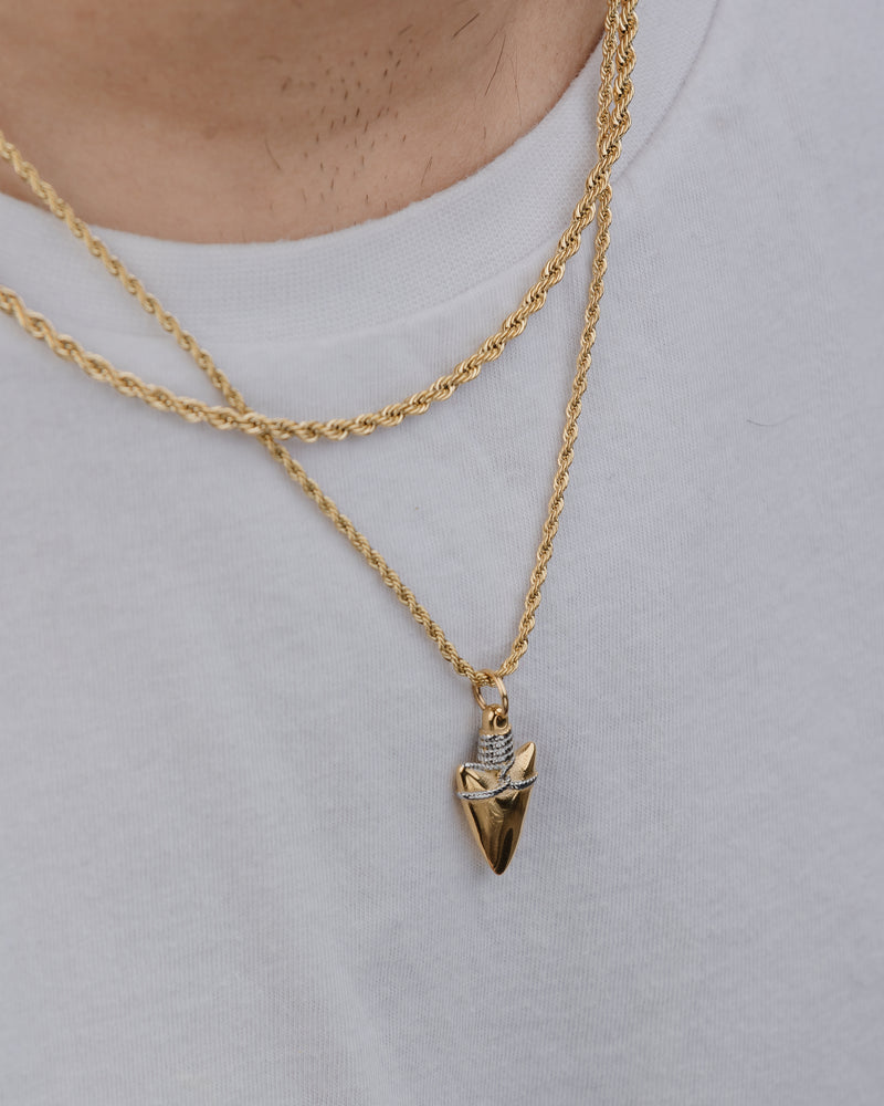 ARROW (GOLD) Pendant+ Chain