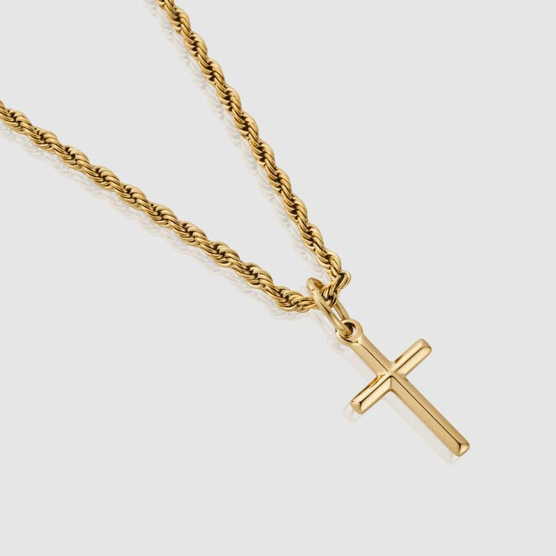 CROSS (GOLD) Pendant+ Chain