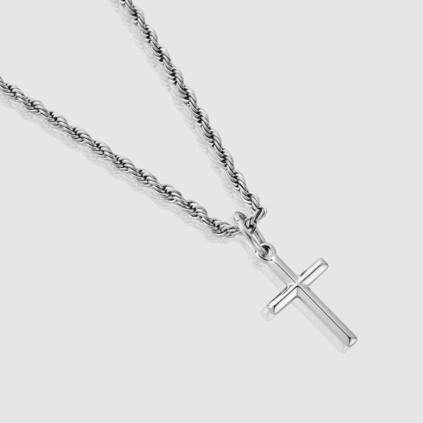 CROSS (SILVER) Pendant+ Chain