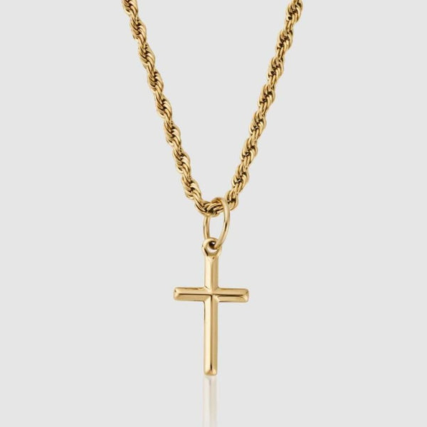 CROSS (GOLD) Pendant+ Chain