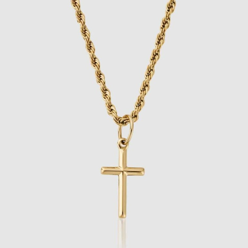 CROSS (GOLD) Pendant+ Chain