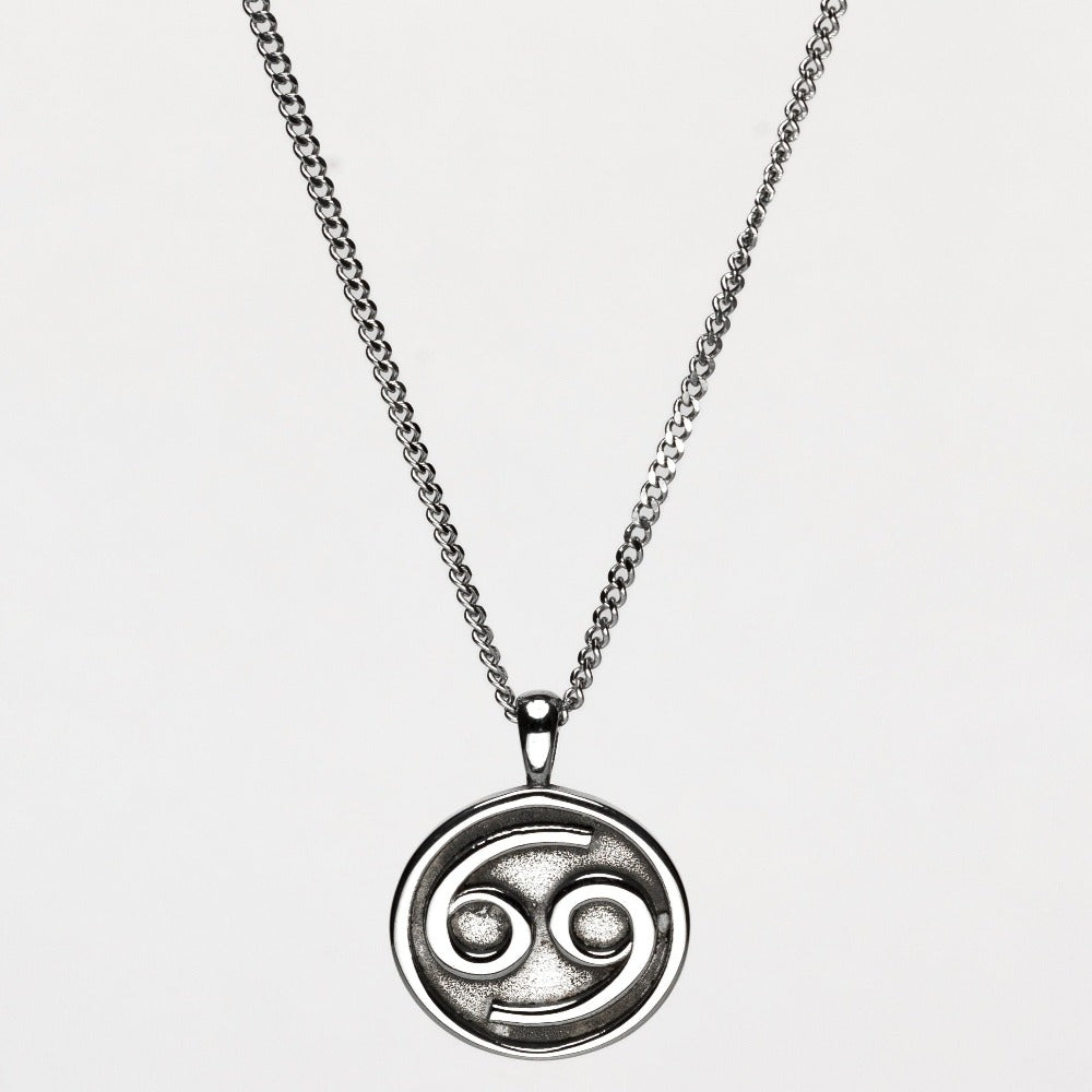 CANCER (SILVER) Pendant+ Chain