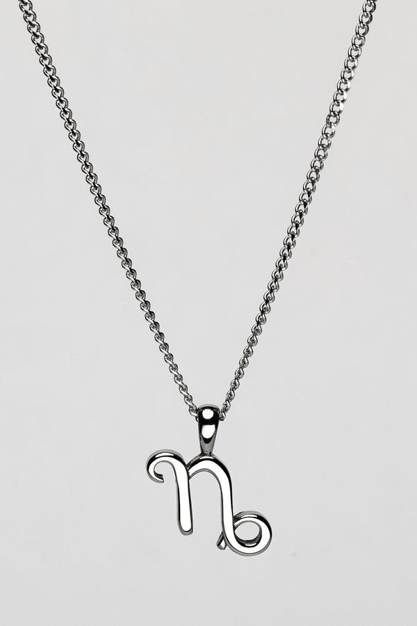 CAPRICORN (SILVER) Pendant+ Chain