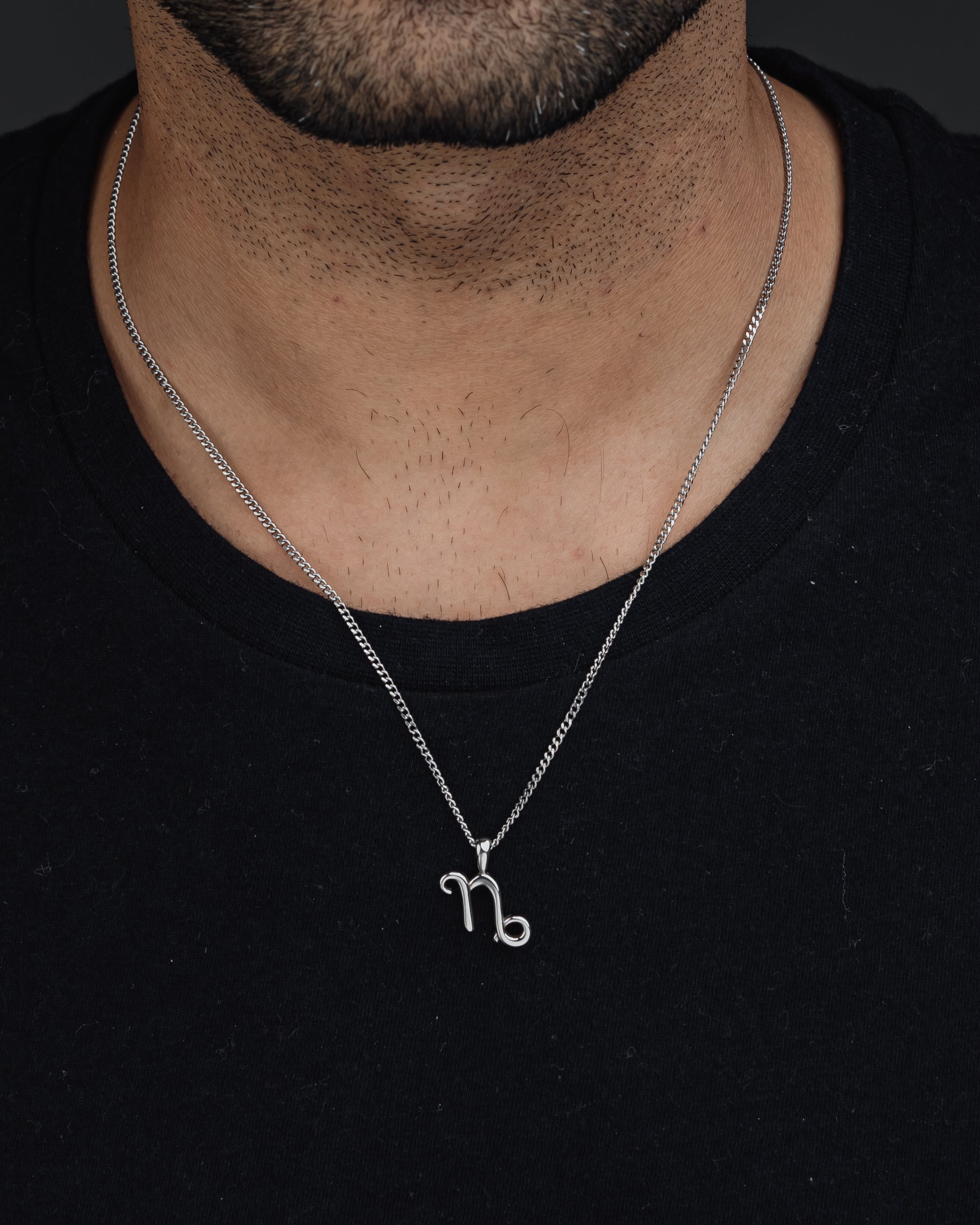CAPRICORN (SILVER) Pendant+ Chain
