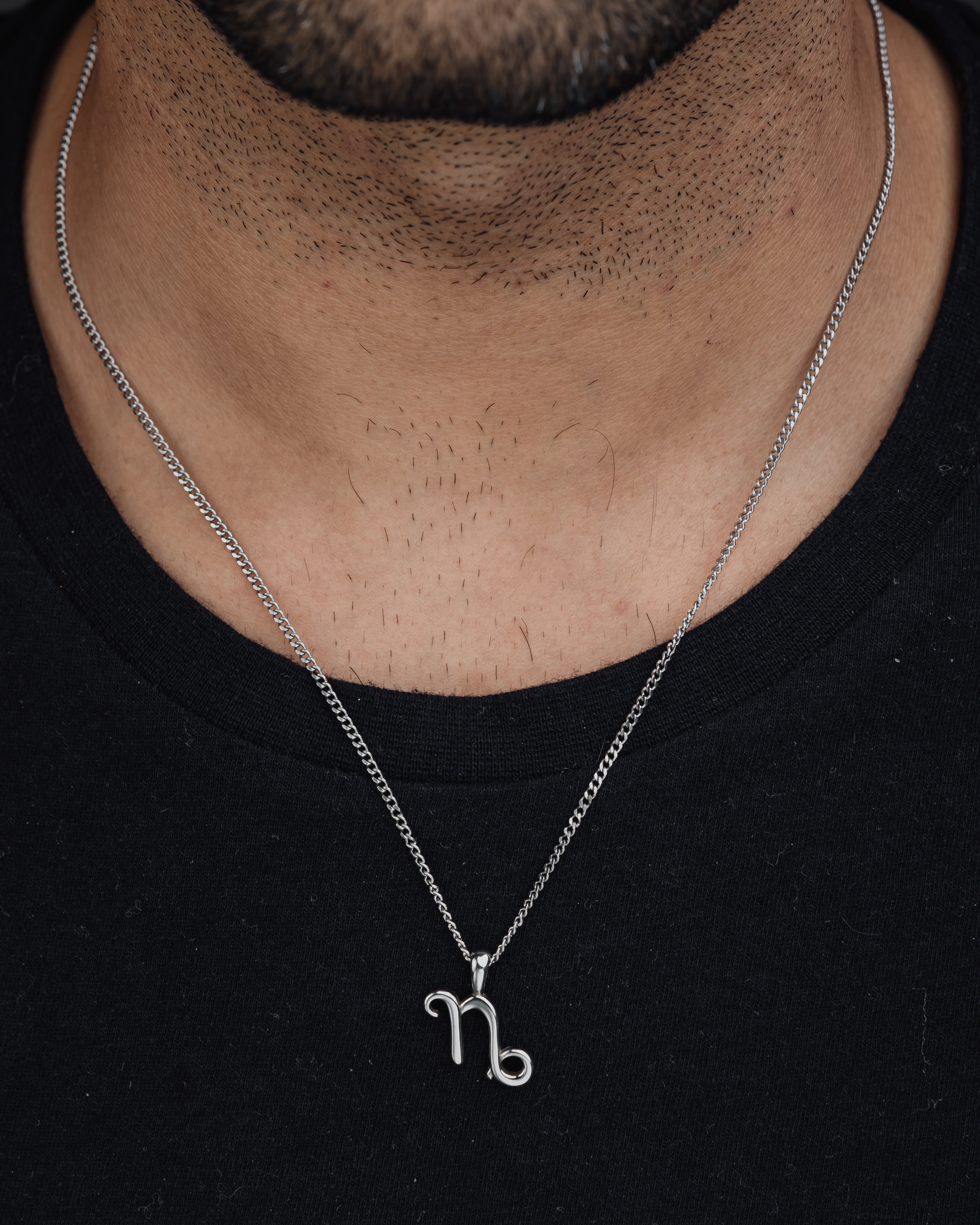 CAPRICORN (SILVER) Pendant+ Chain