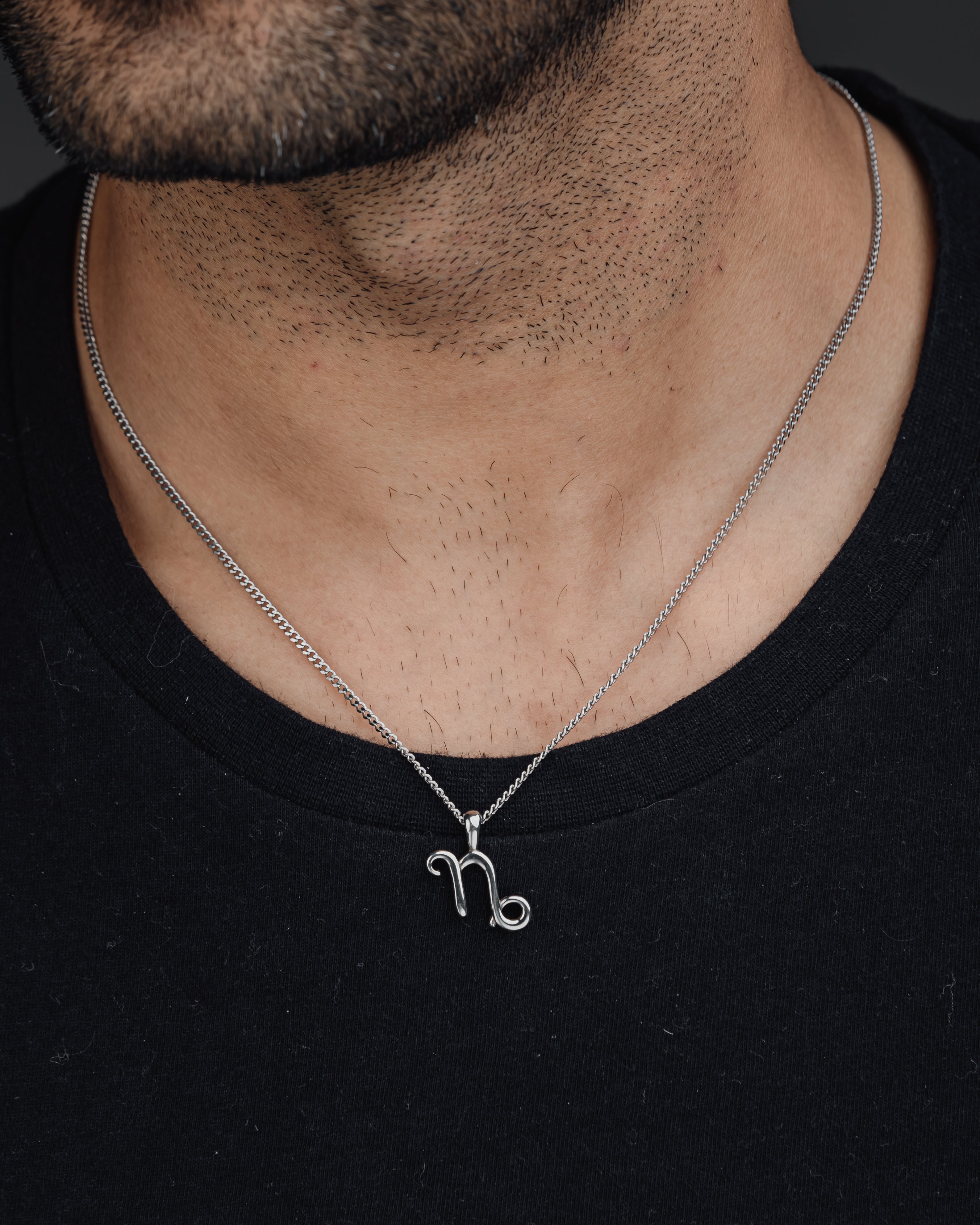 CAPRICORN (SILVER) Pendant+ Chain