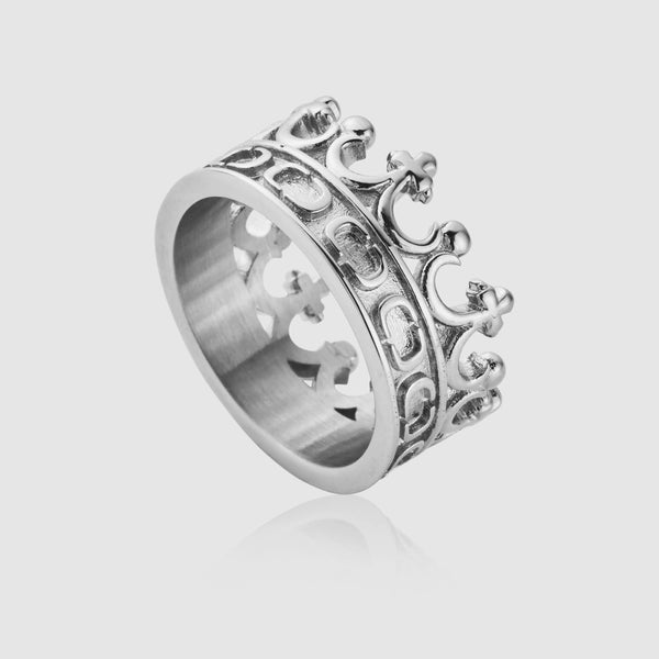 Anne Crown Ring – Celtic Crystal Design Jewelry