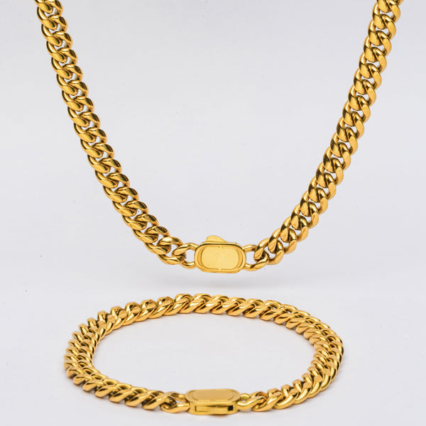 CUBAN 8MM SET (GOLD)