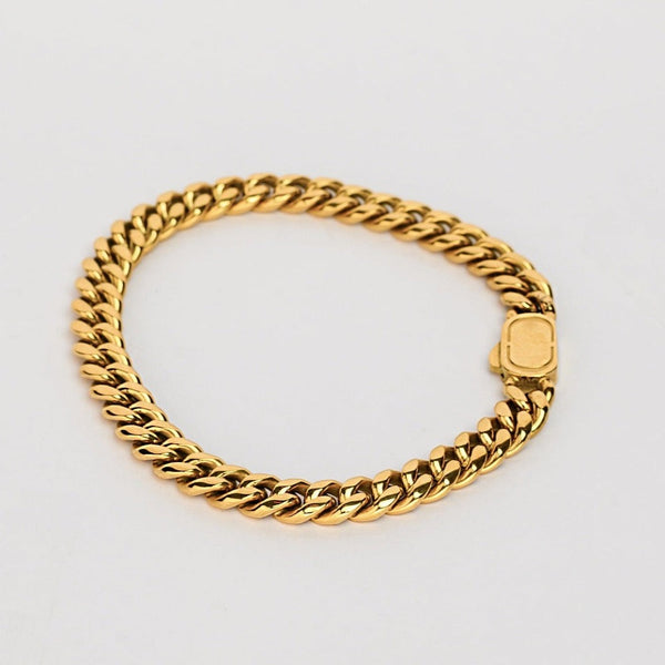 14 MM CUBAN LINK BRACELET (14k Gold) BIG – goldfevermiami