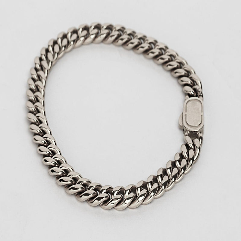 CUBAN BRACELET (SILVER) 8MM