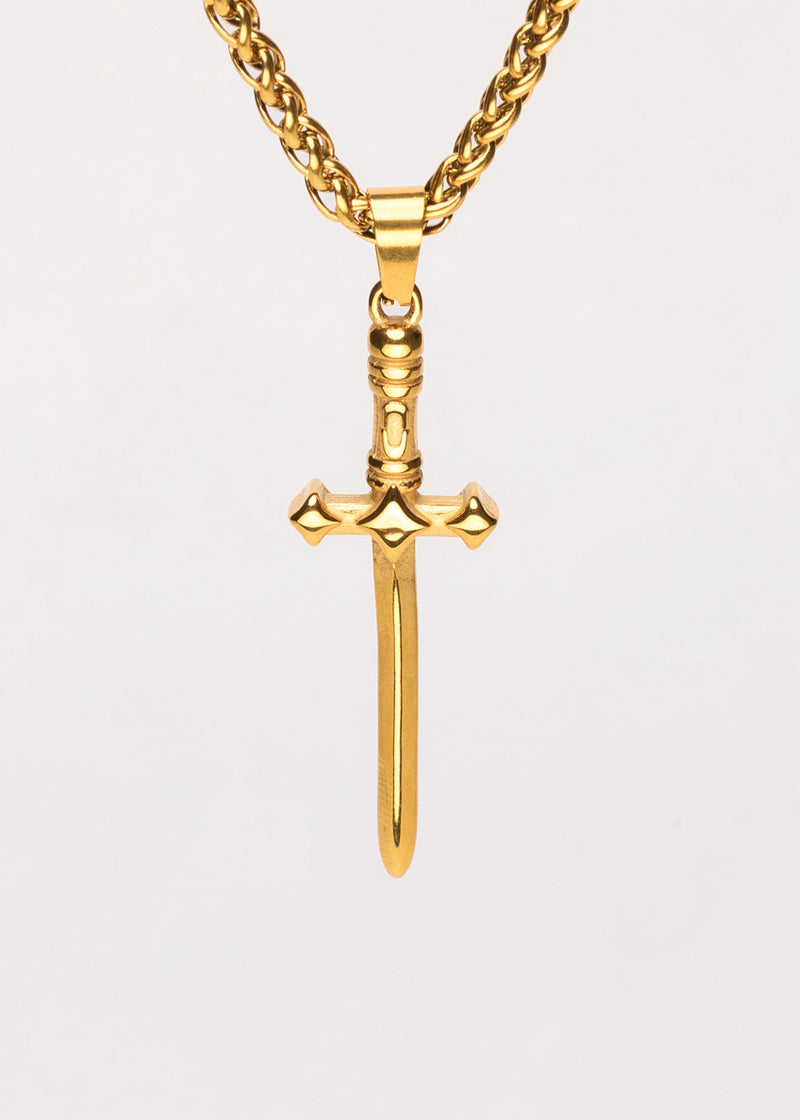 DAGGER (GOLD) Pendant+ Chain