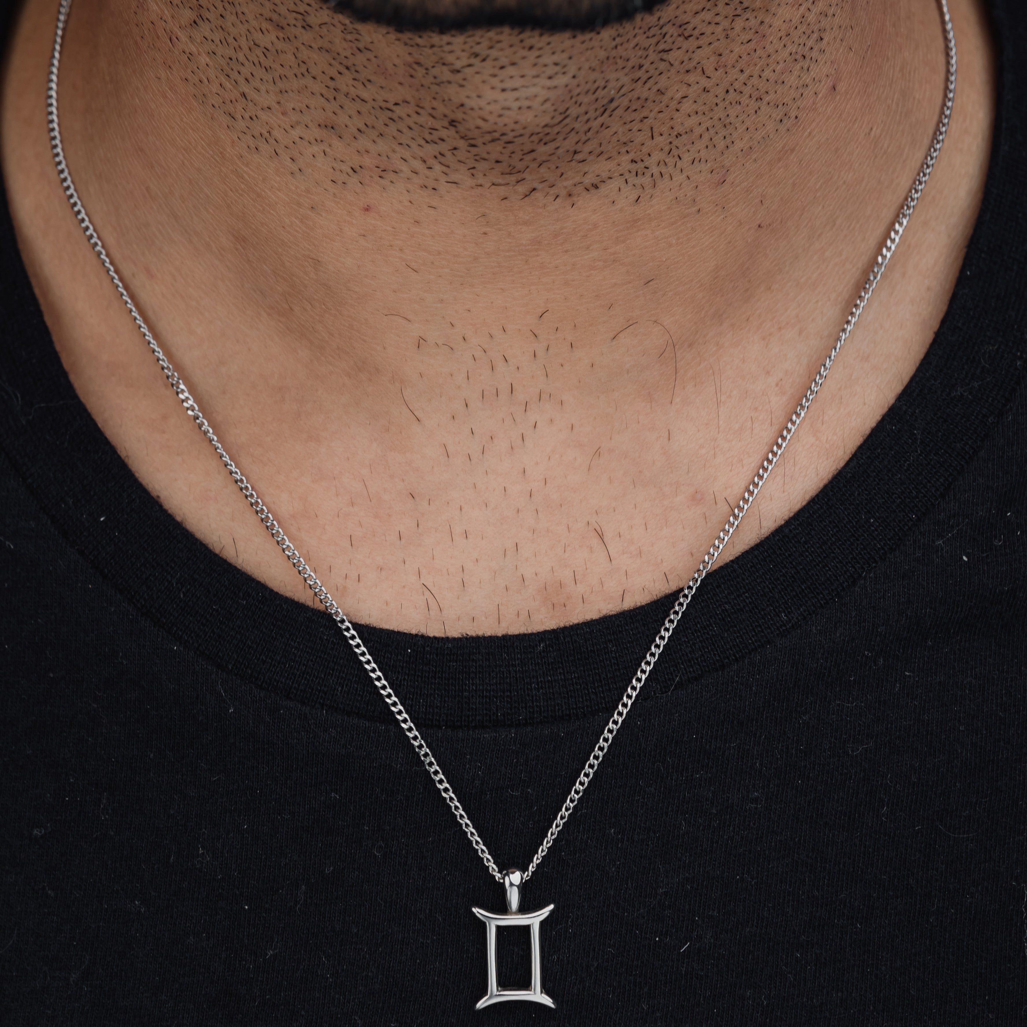 GEMINI (SILVER) Pendant+ Chain