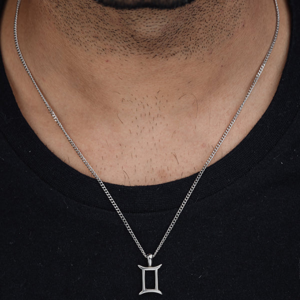 GEMINI (SILVER) Pendant+ Chain