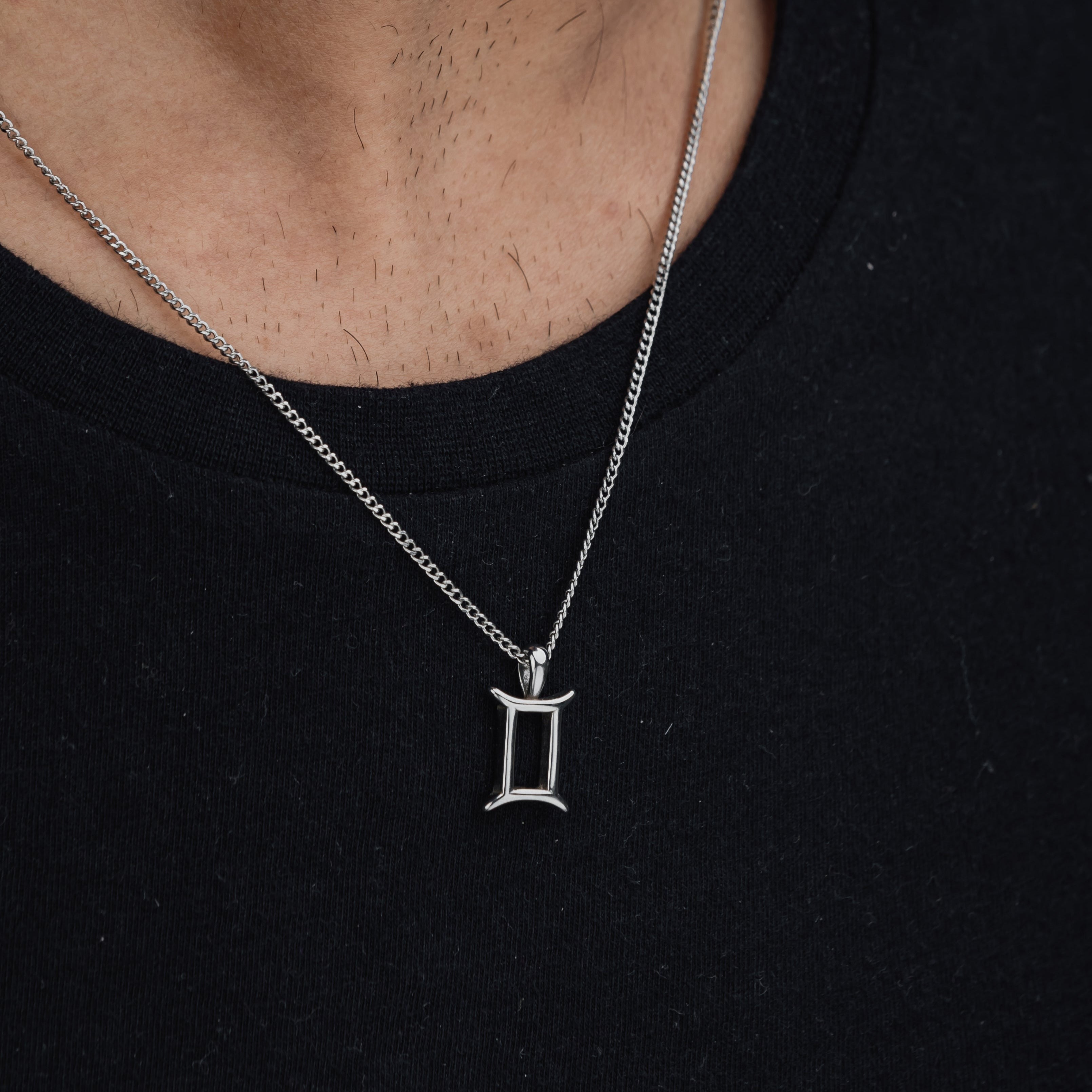 GEMINI (SILVER) Pendant+ Chain