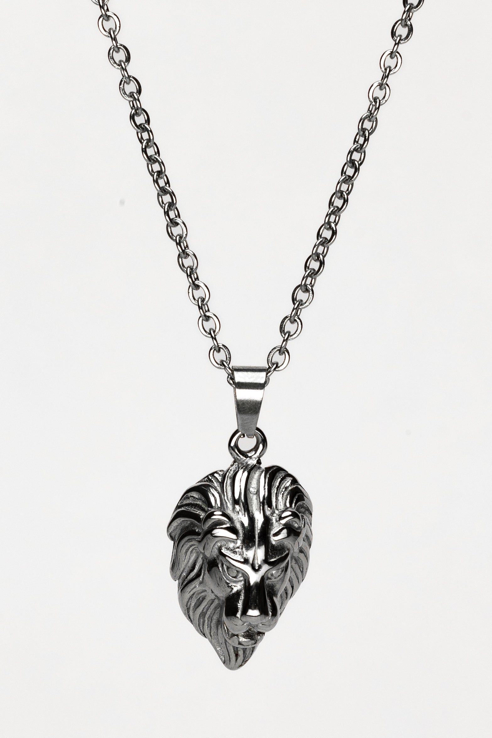 LION (SILVER) Pendant+ Chain
