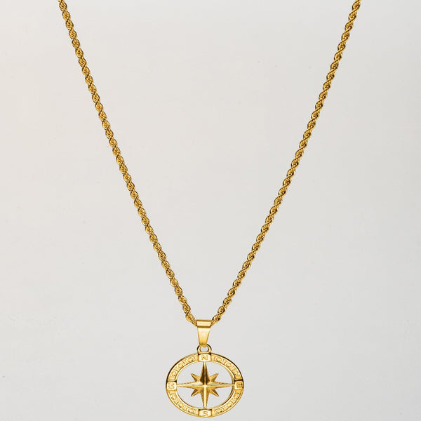 NORTH STAR (GOLD) Pendant+ Chain