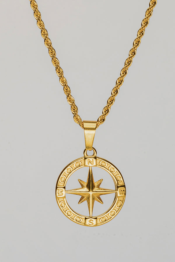 NORTH STAR (GOLD) Pendant+ Chain