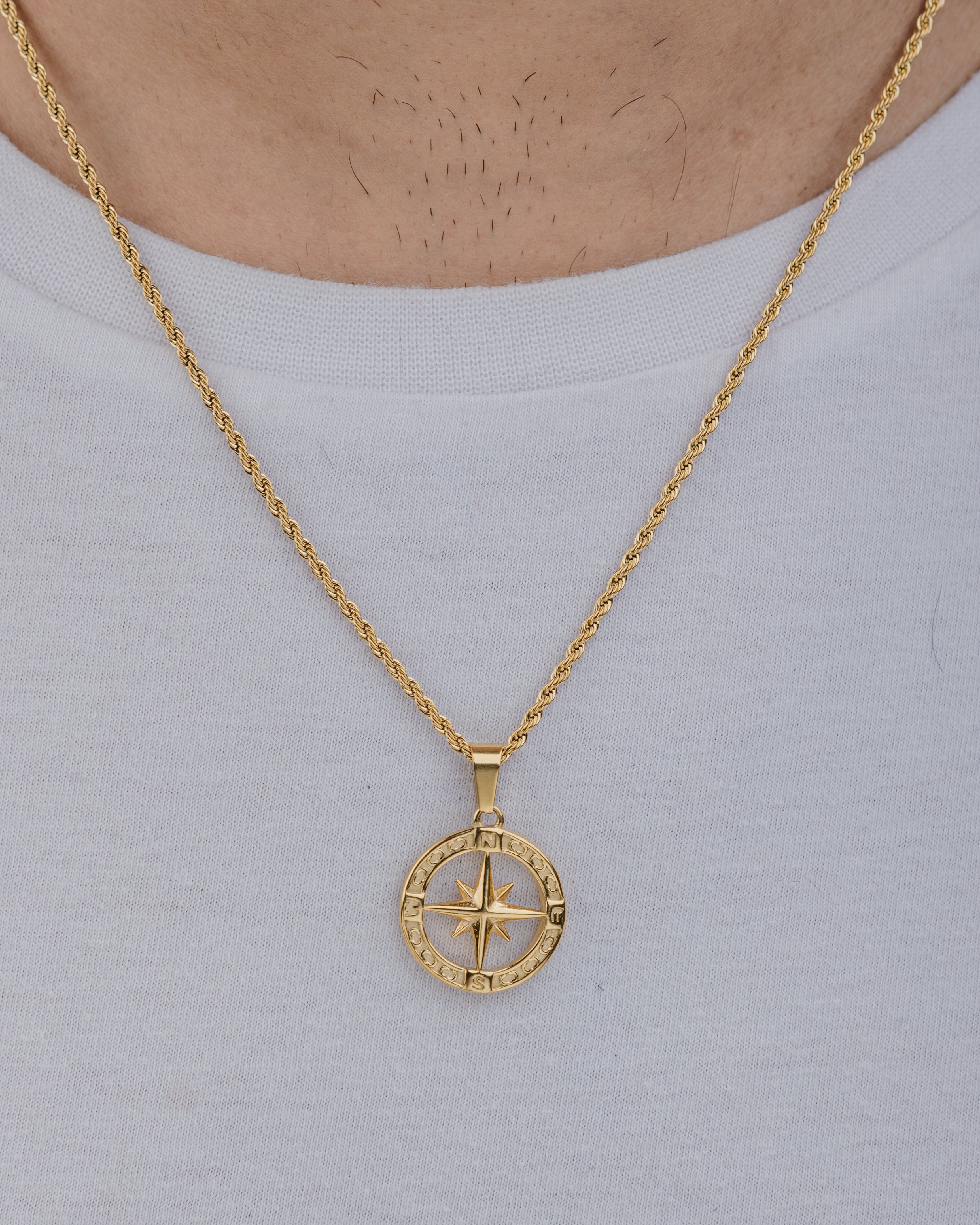 NORTH STAR (GOLD) Pendant+ Chain