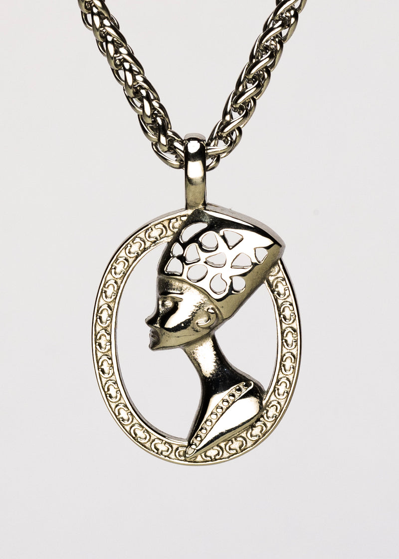 PHARAOH (SILVER) Pendant+ Chain