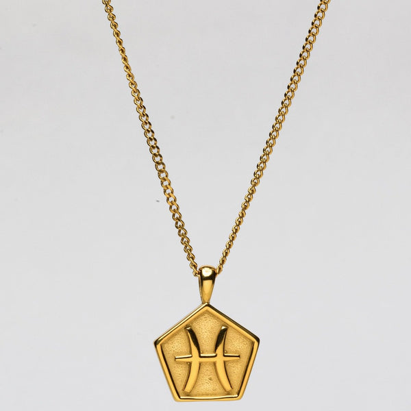 PISCES (GOLD) Pendant+ Chain