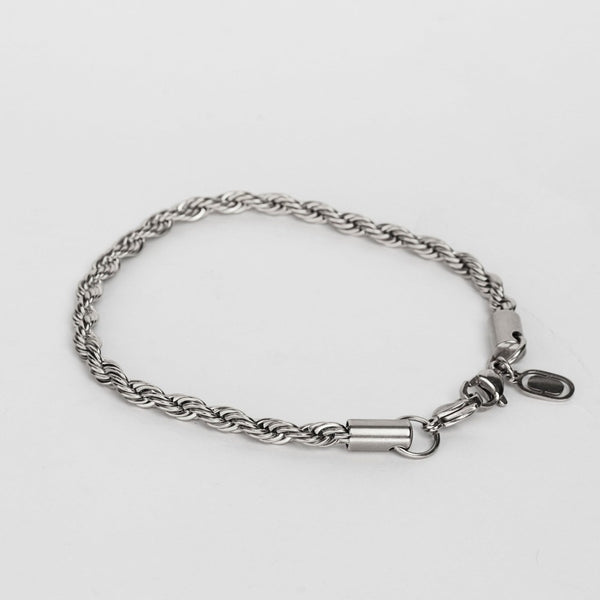 ROPE BRACELET (SILVER) 5MM