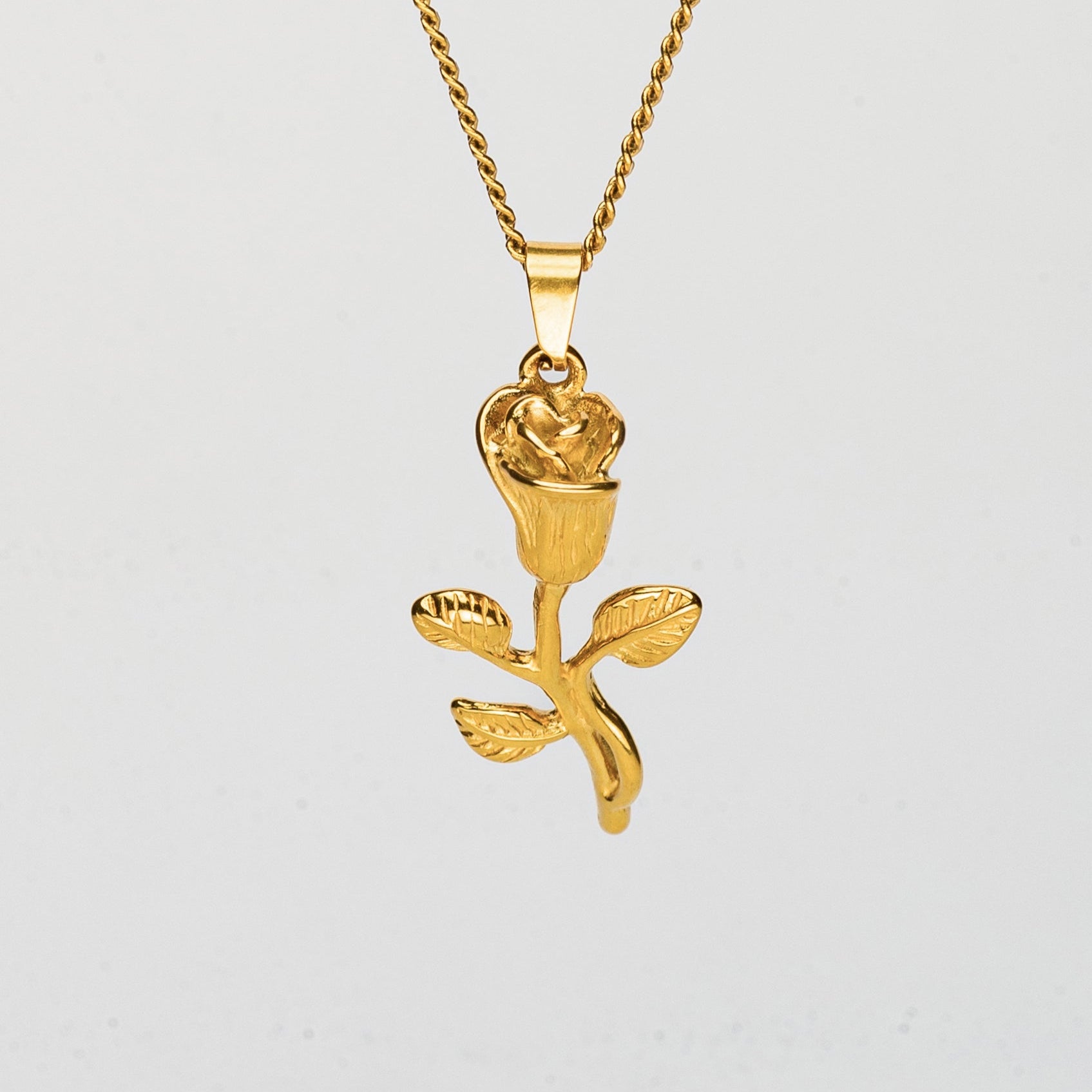 ROSE (GOLD) Pendant+ Chain