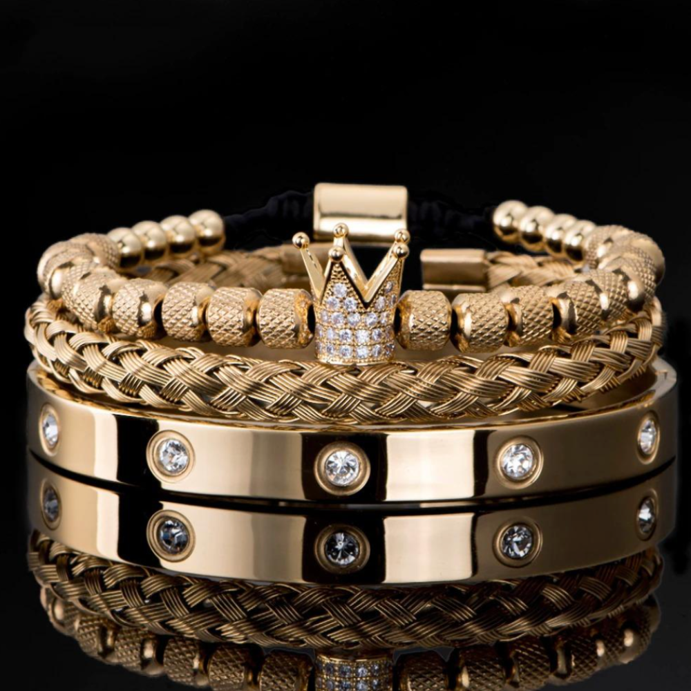 Arab Luxury Gold Plated Bracelet Ring Copper Large Bangle Jewelry Set for  Women Adjustable Ring Design Fashion Wedding Jewelry - AliExpress