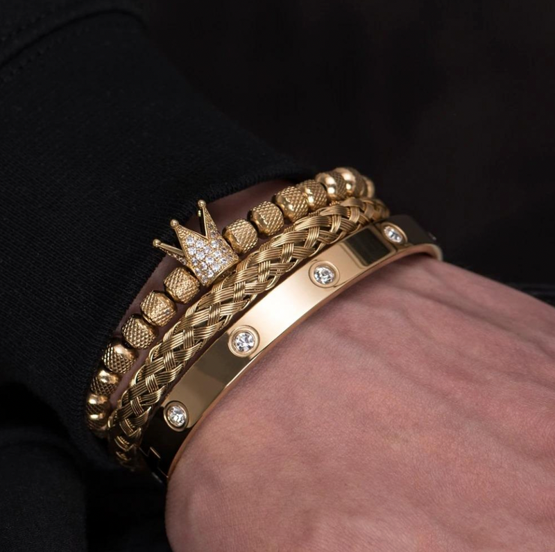 MAHARAJA Bracelet Set in Gold