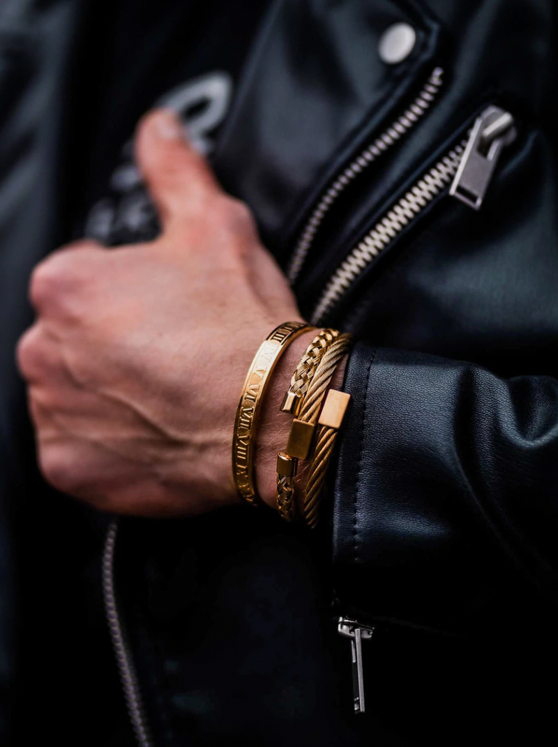 EMPEROR Bracelet Set in Gold