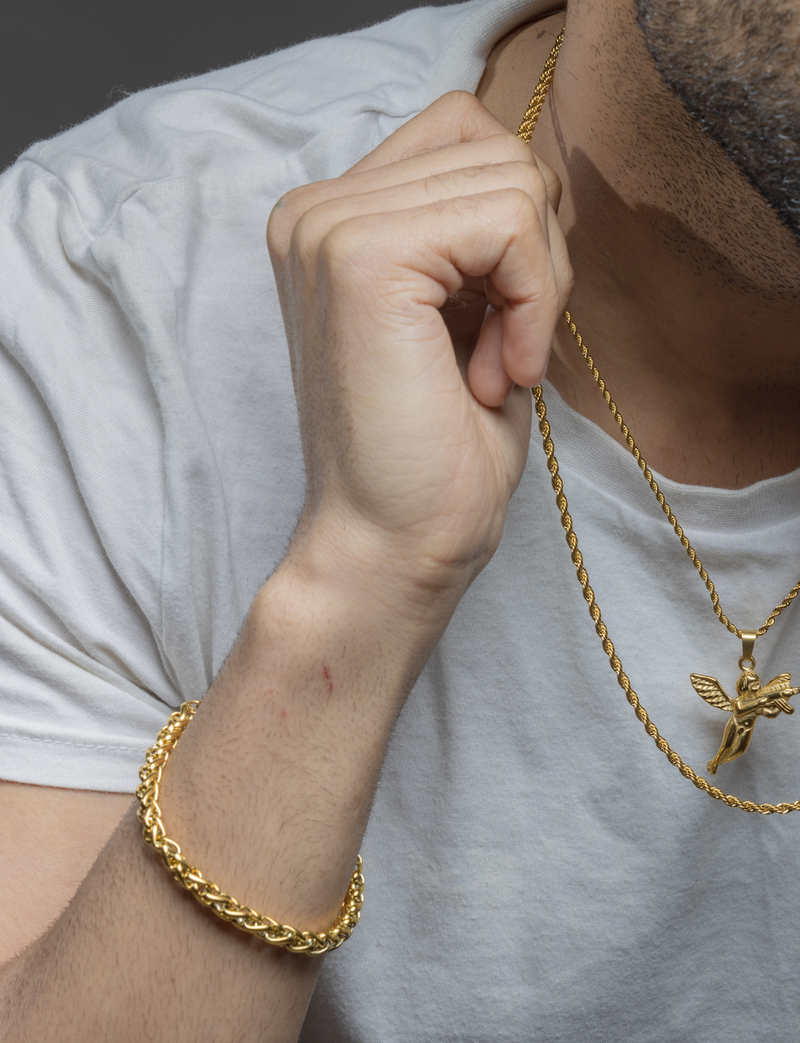 ROPE BRACELET (GOLD) 5MM