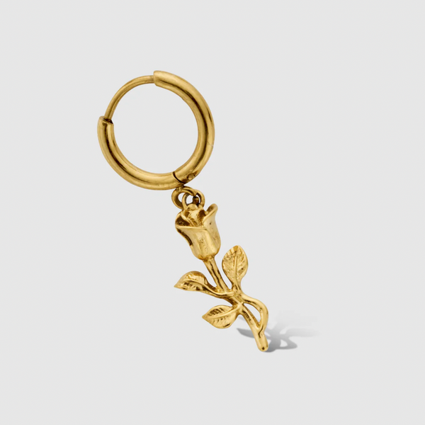 ROSE EARRINGS in a Gold Shade (a pair)