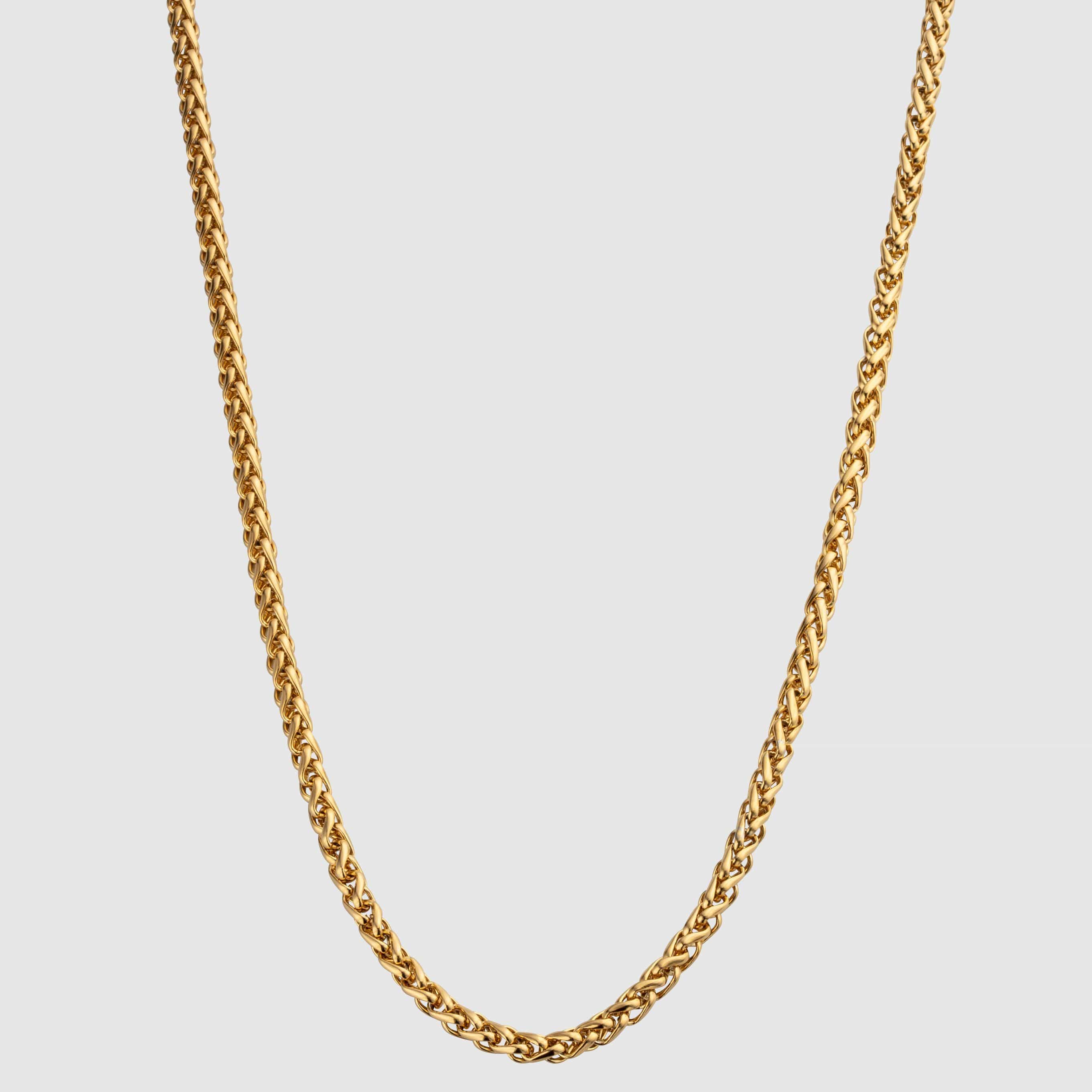 WHEAT GOLD (18K GOLD PLATING) - 5MM