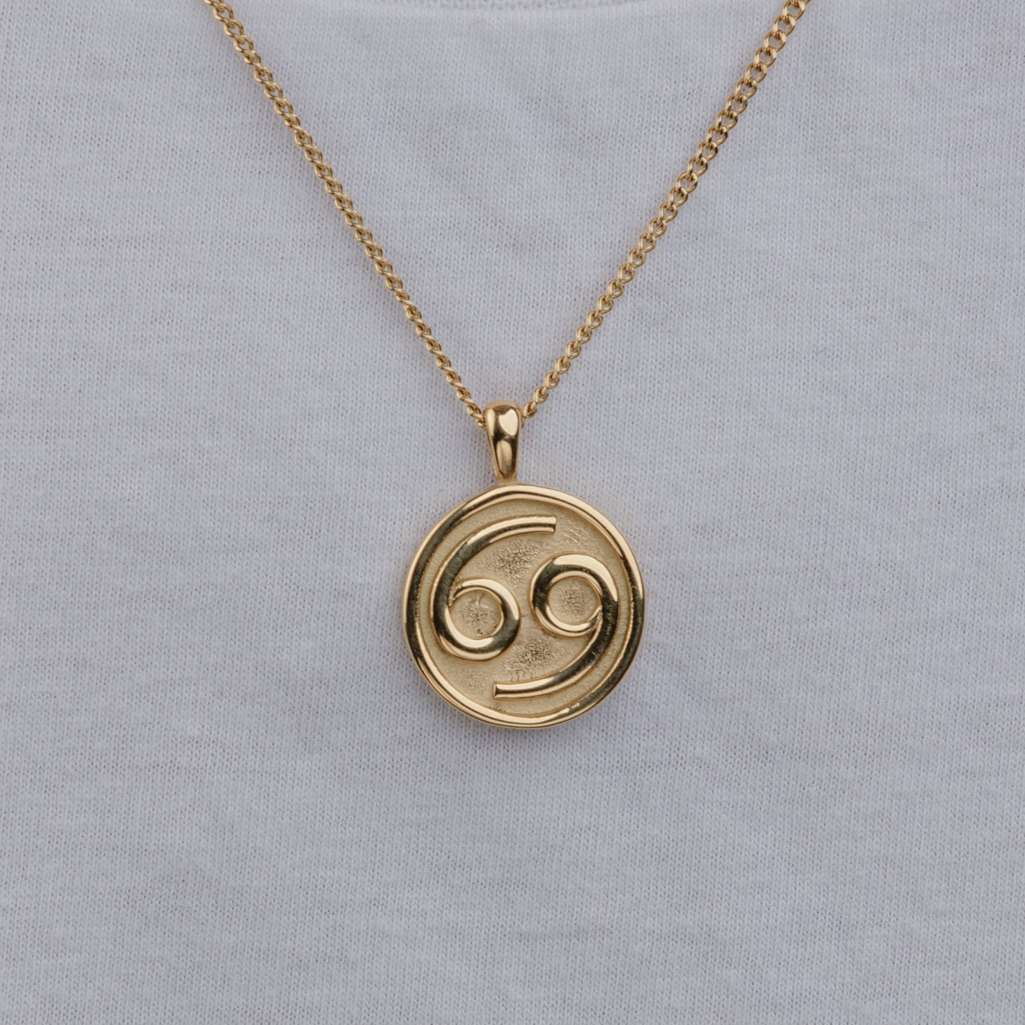 CANCER (GOLD) Pendant+ Chain