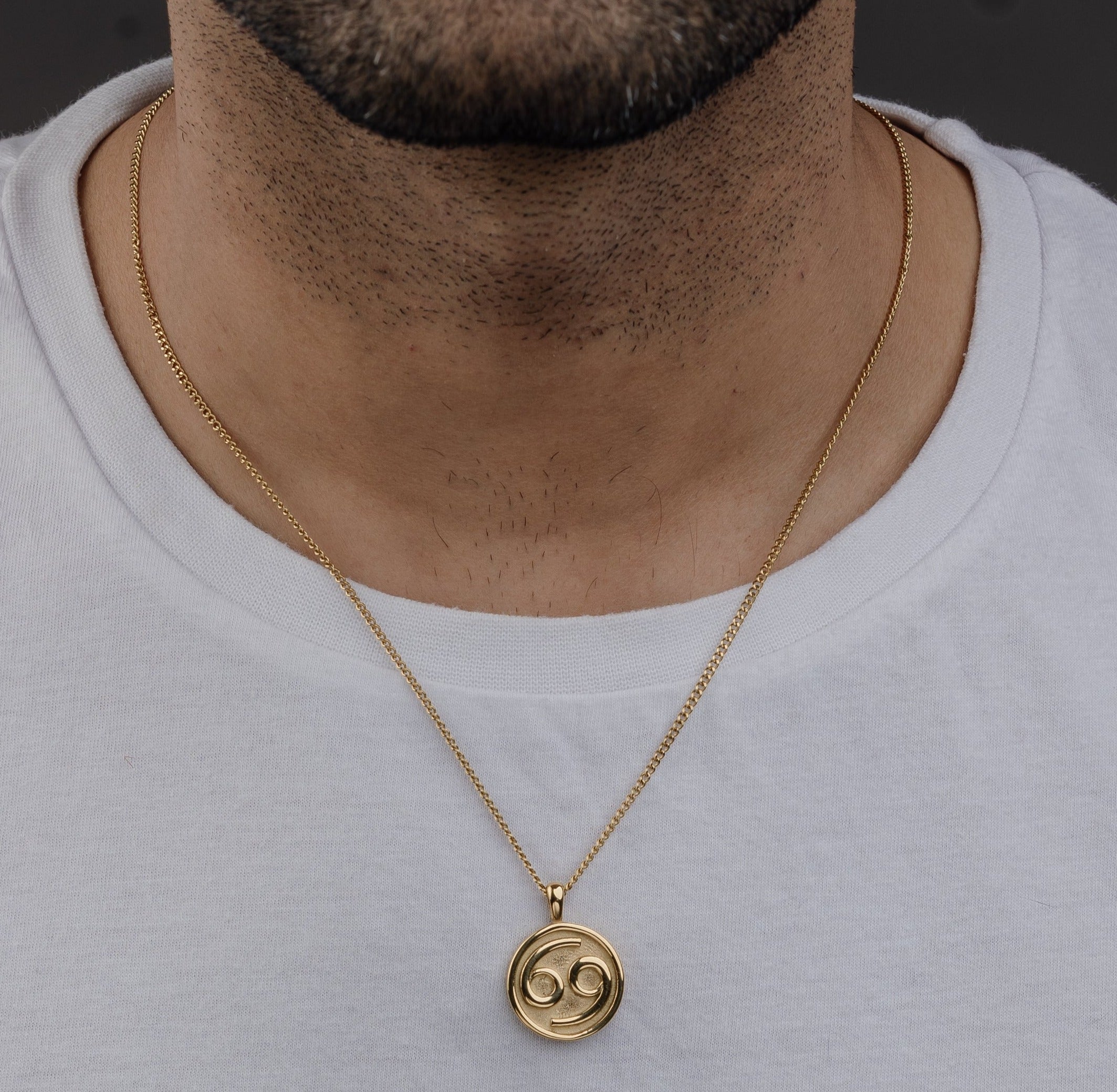 CANCER (GOLD) Pendant+ Chain
