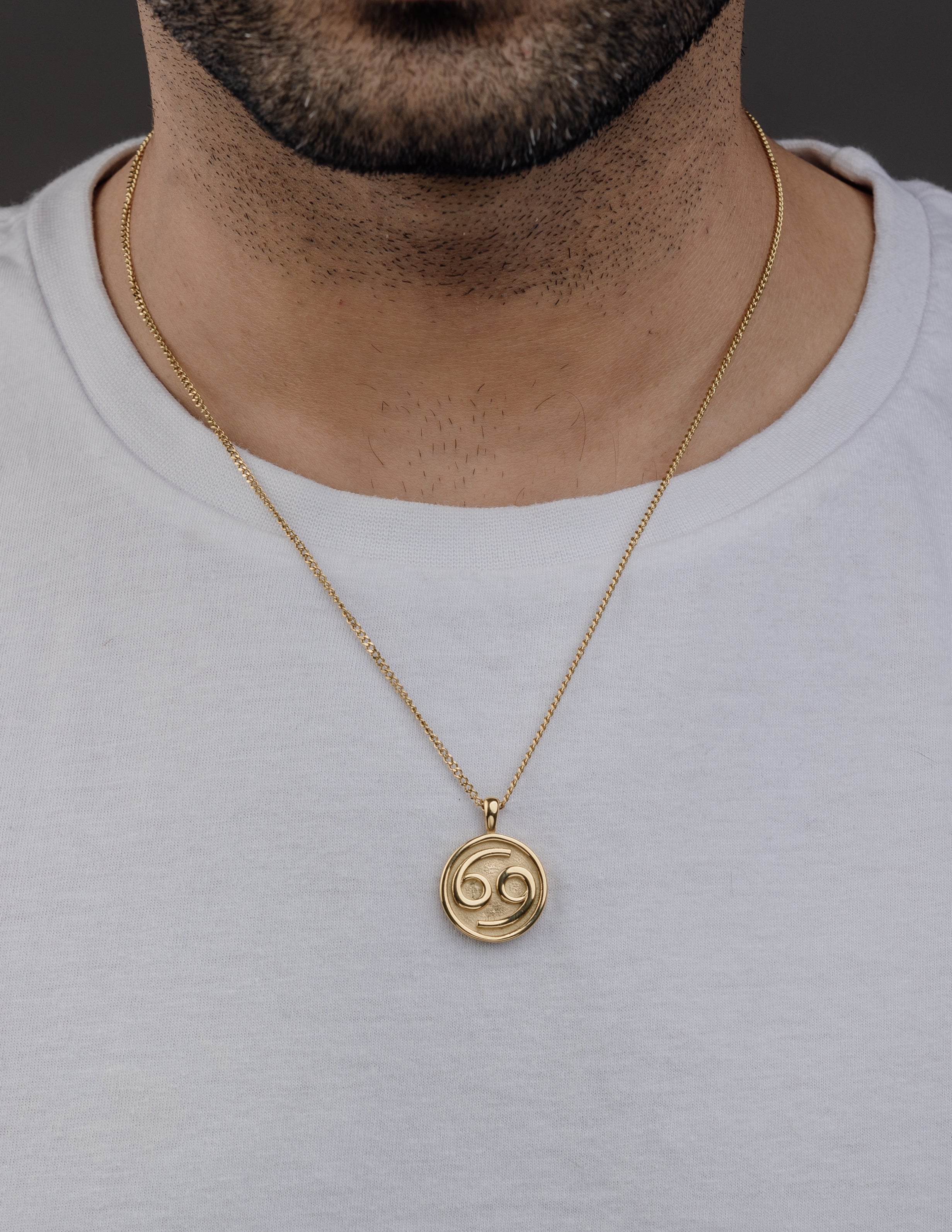 CANCER (GOLD) Pendant+ Chain