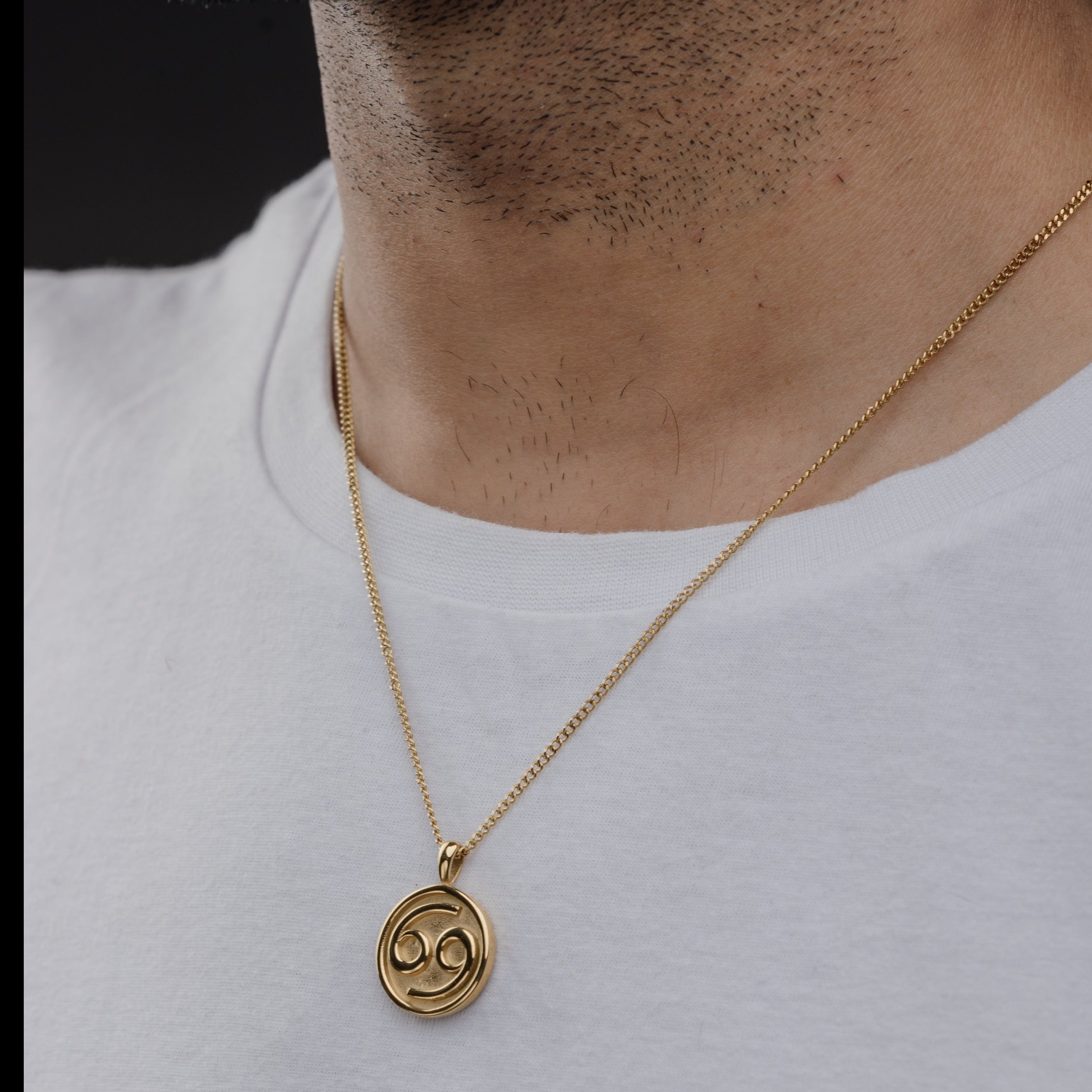 CANCER (GOLD) Pendant+ Chain