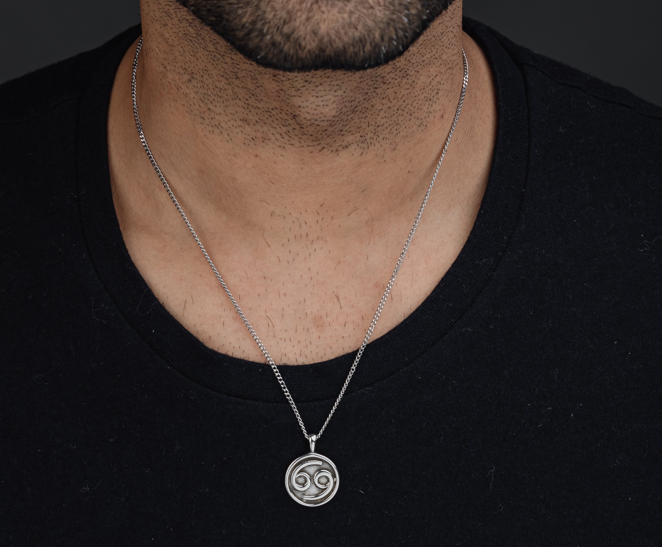 CANCER (SILVER) Pendant+ Chain