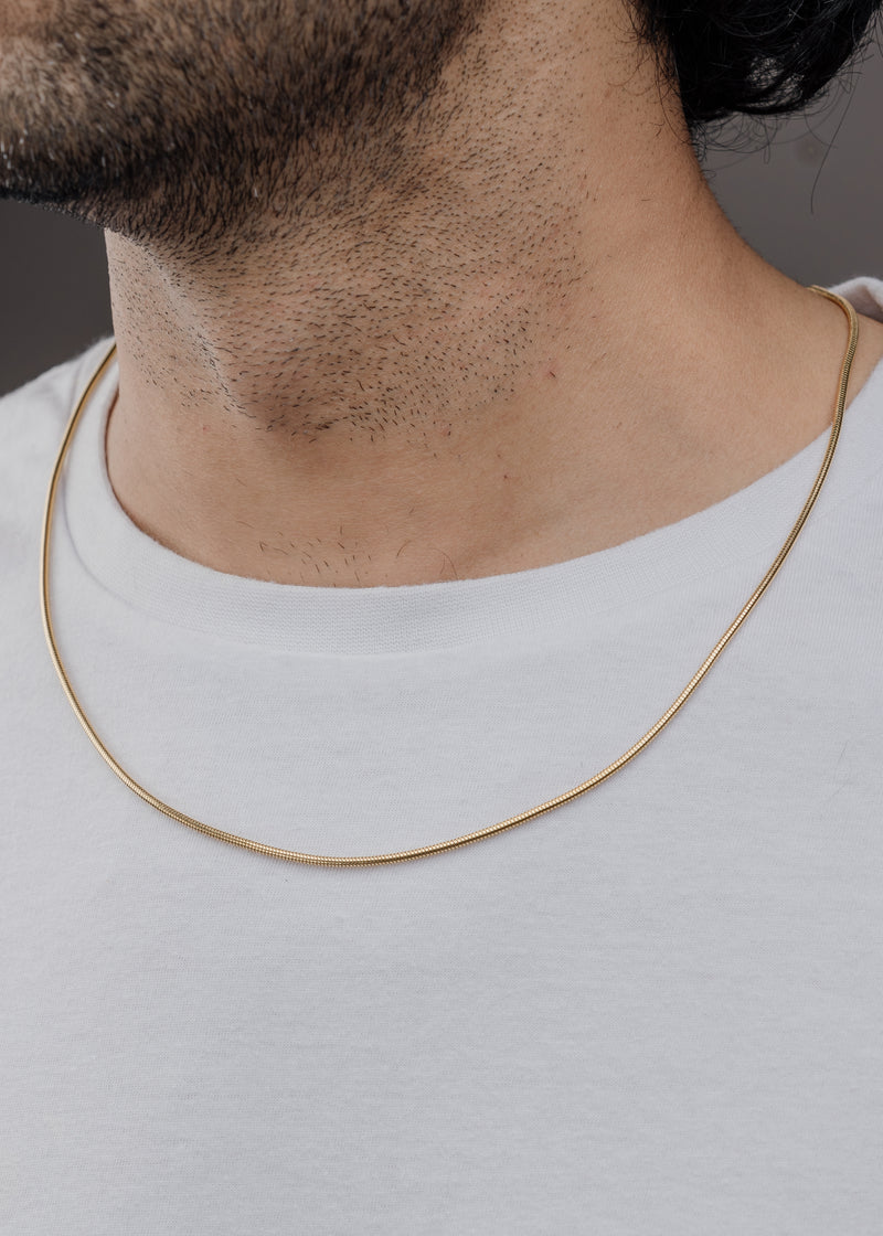SNAKE CHAIN (GOLD) 2MM