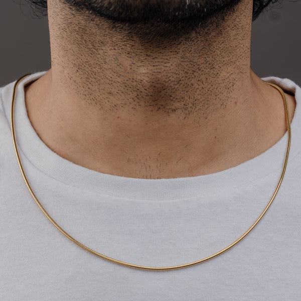 SNAKE CHAIN (GOLD) 2MM