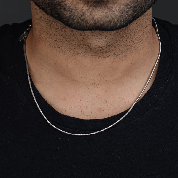 SNAKE CHAIN (SILVER) 2MM